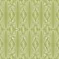 Abstract linear ornament of light gray color on a light green background Royalty Free Stock Photo